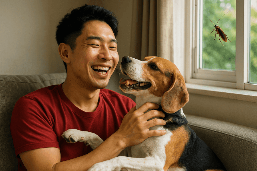 ゴキブリを犬がいる家で安全に駆除するためのポイント