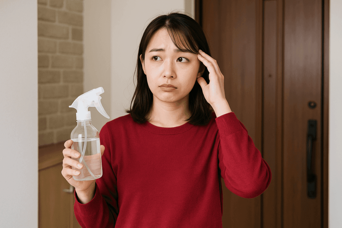 ハッカ油を玄関でどう使う？