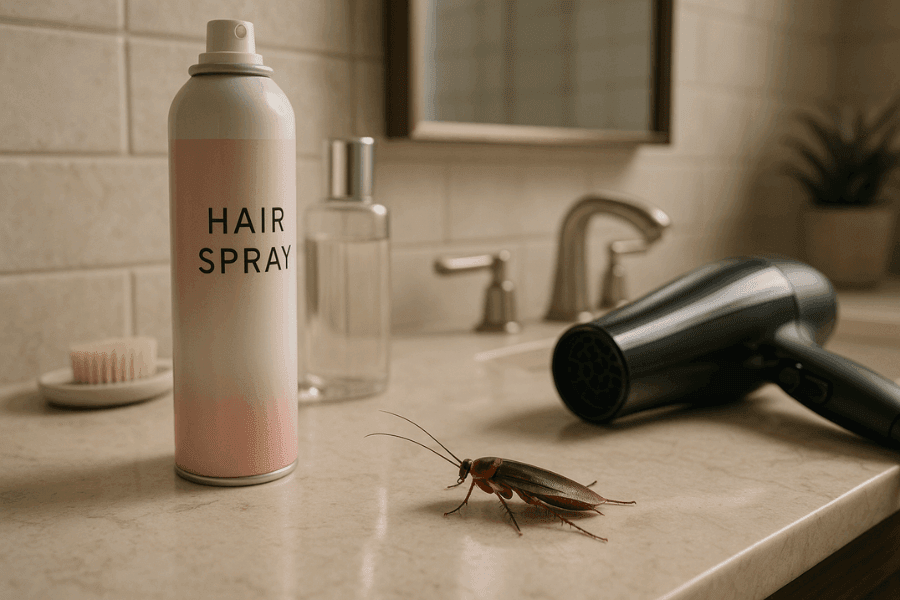 ゴキブリ対策におけるヘアスプレー使用のおさらい