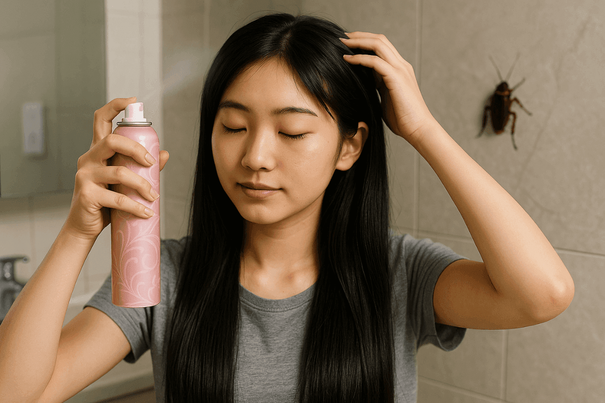 ヘアスプレーなしでもゴキブリを封じる衛生&追い出し術