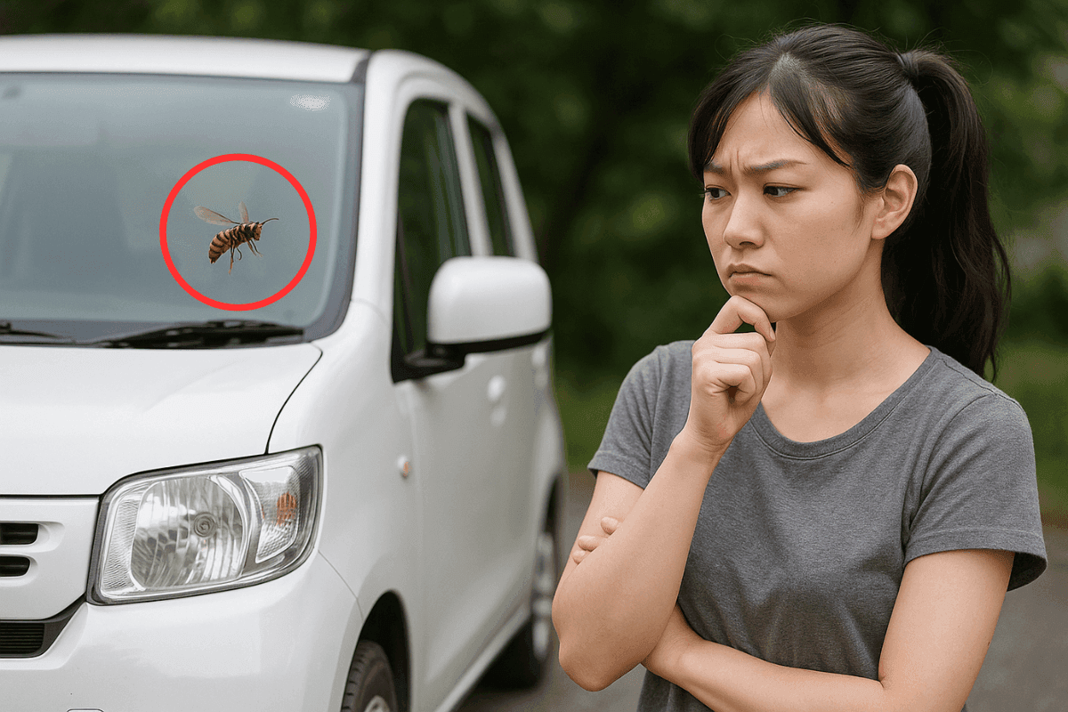 スズメバチが車に寄ってくるのはなぜ?毎日来る理由とは
