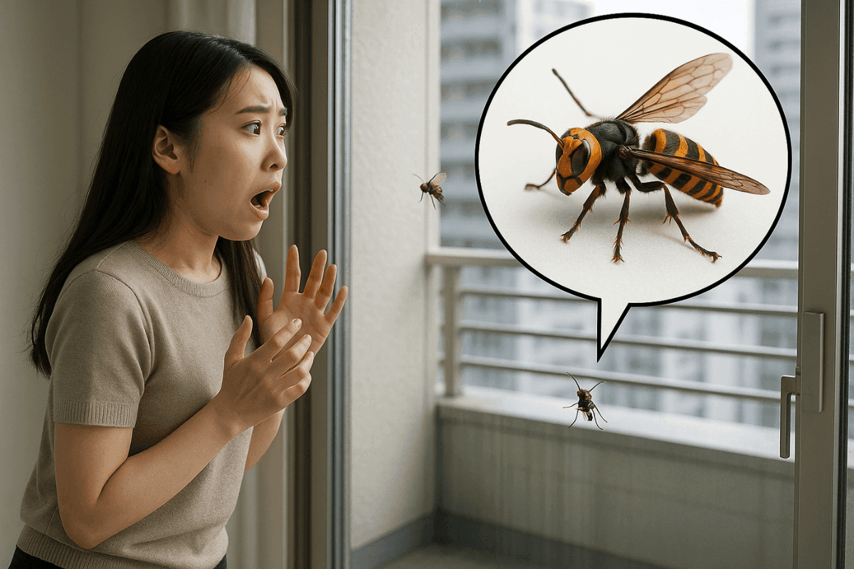 なぜスズメバチはマンション高層階やベランダに現れる?