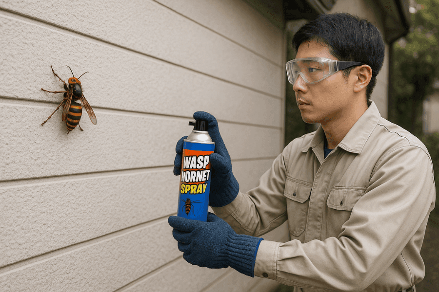 蜂の正しい殺し方と安全に対処するための注意点