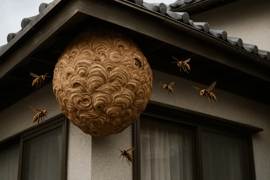 スズメバチが好む場所とその特徴