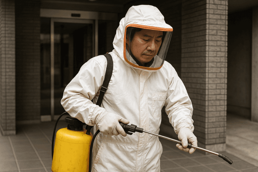 都会のスズメバチハンターは忙しい