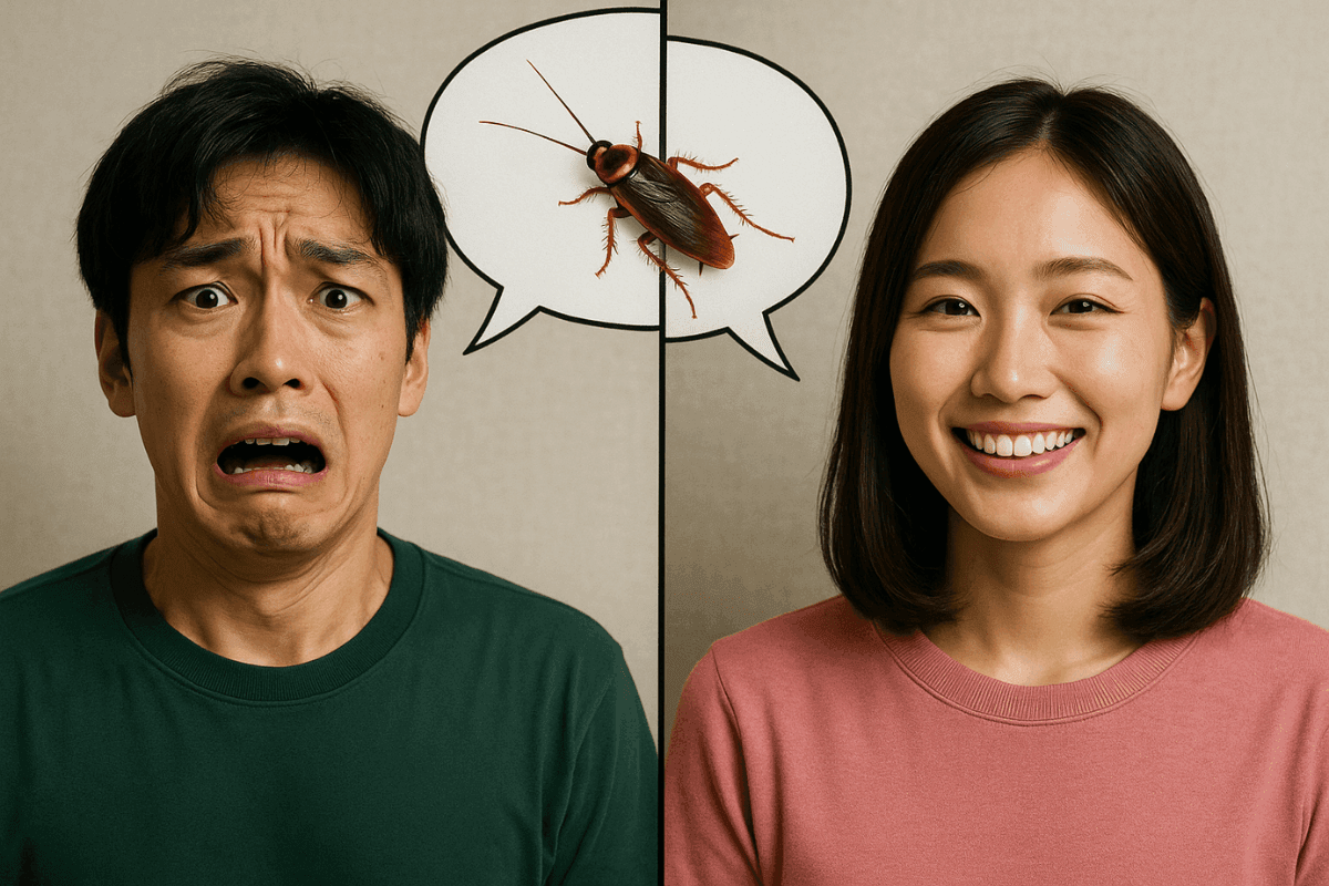 恐怖症の人と平気な人の違いとは?ゴキブリを平気になる方法の前に