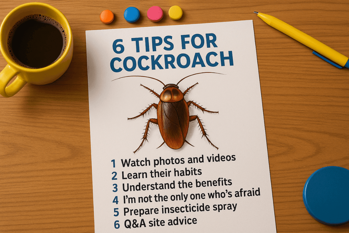 平気になる方法6選|ゴキブリ恐怖症から平気な人へ