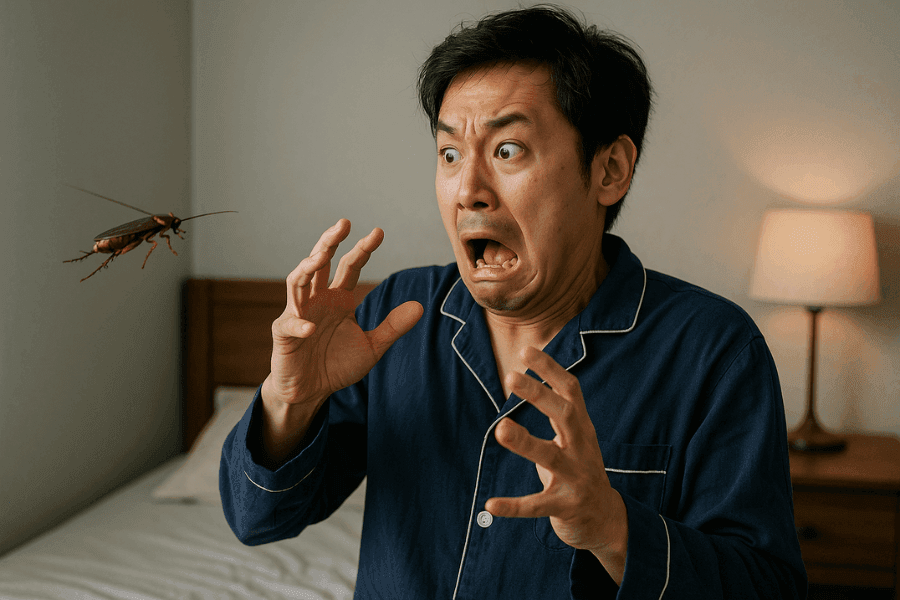 ゴキブリが人間に向かってくる理由