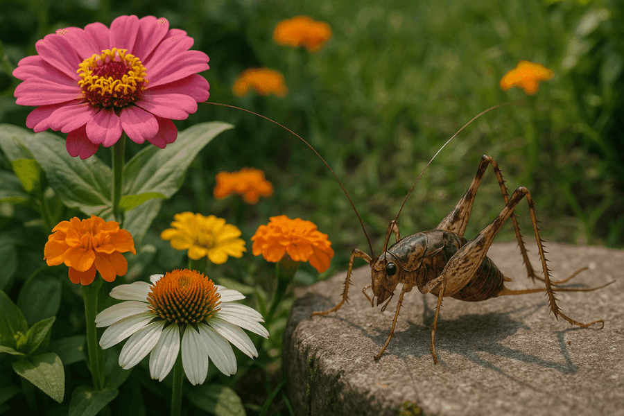 ゴキブリに似た飛ぶ虫カマドウマ