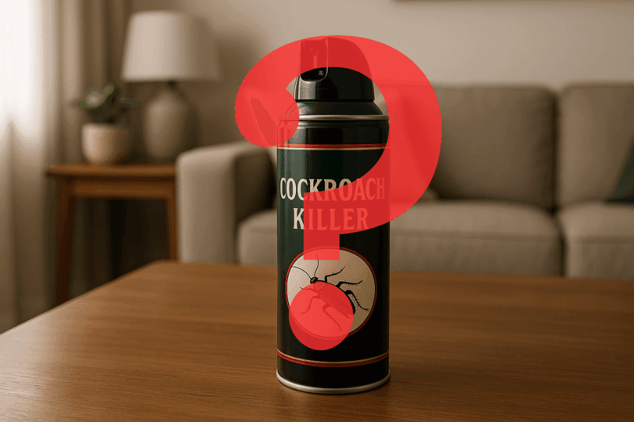 ゴキブリは殺虫剤をスプレーしたら飛ぶことはある?