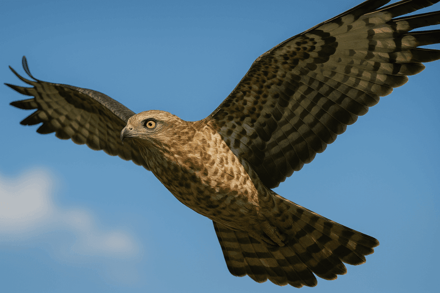 ハチクマの幼鳥の特徴