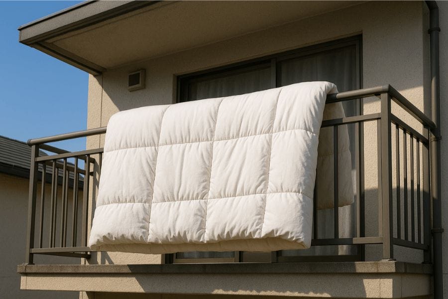 布団を干すとゴキブリがついてくることがある？