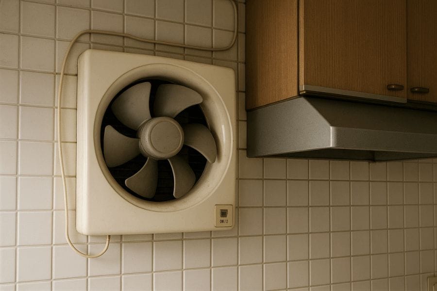 キッチンの換気扇のゴキブリ対策