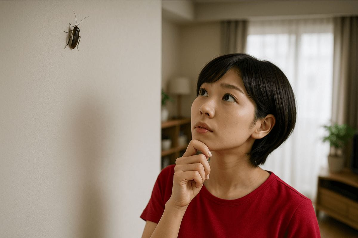 壁や天井にとまって動かないゴキブリの「なぜ？」を知る