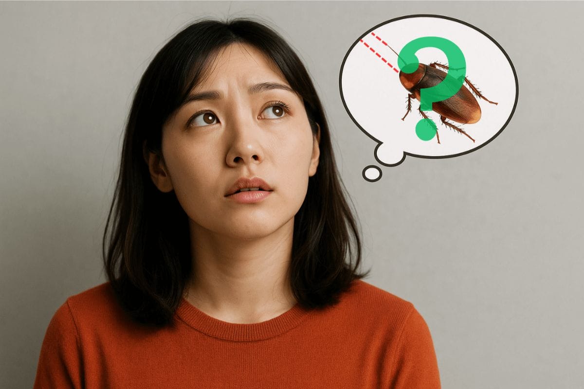 触覚を切る前に｜ゴキブリの長い触角がない＆落ちてるワケ