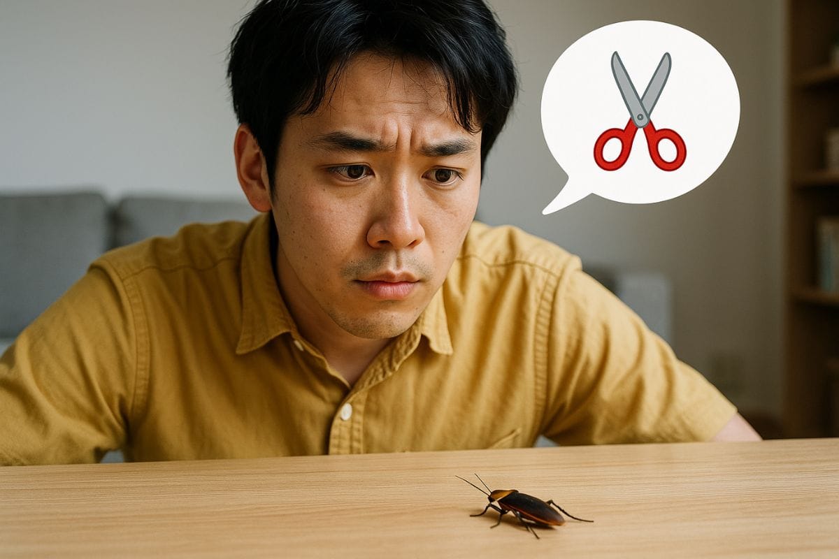 「落ちてる・ない」原因がわかったら｜ゴキブリの長い触角を切ると何が起こる？