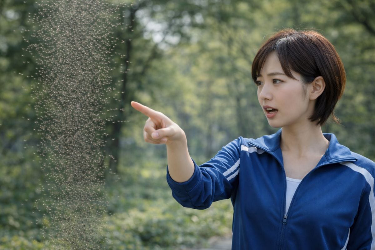 「蚊柱はついてくるから気持ち悪い！」そんなあなたの対処法