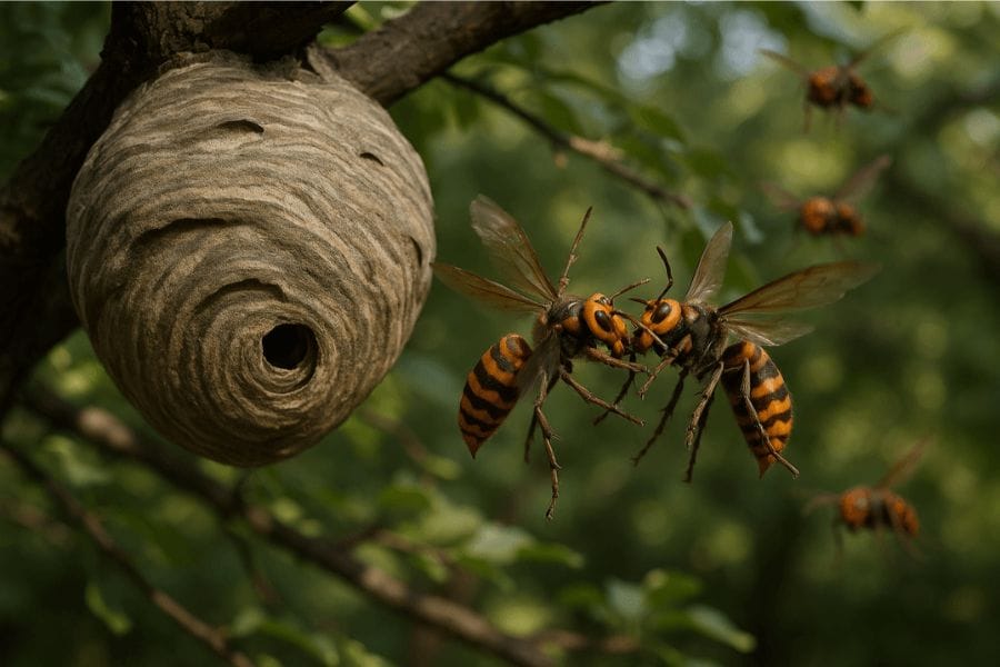 スズメバチ同士での縄張り争いは起こる?