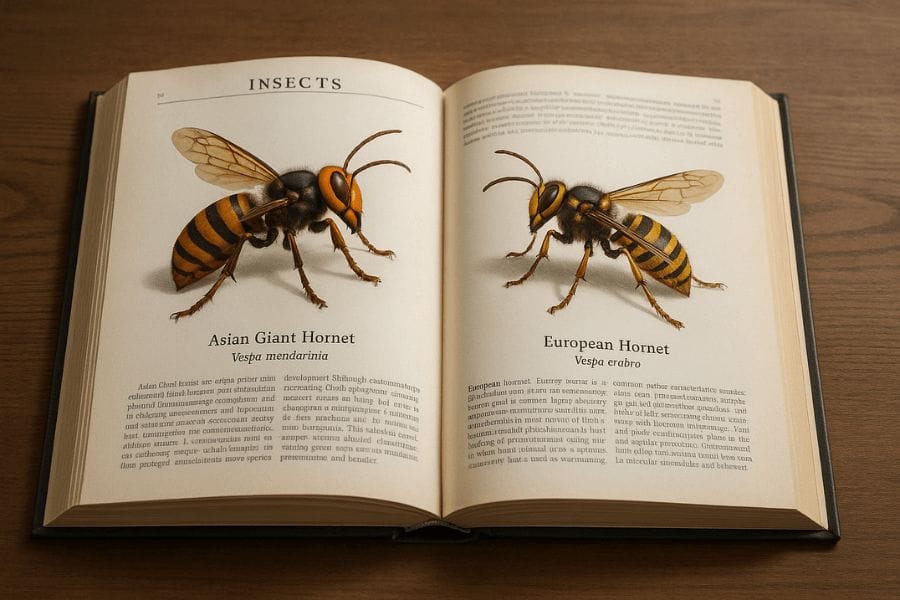 スズメバチの種類の見分け方