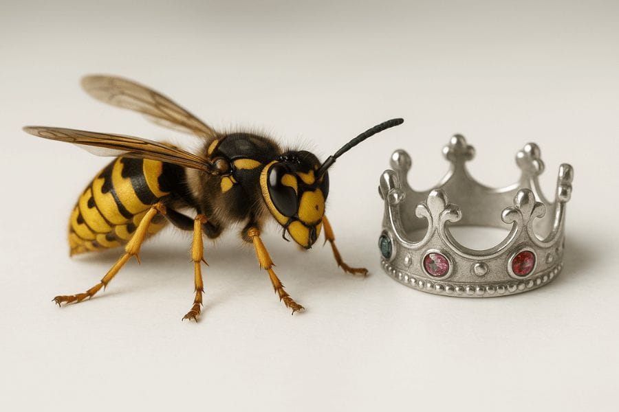 スズメバチのメスでも女王蜂は刺さない？