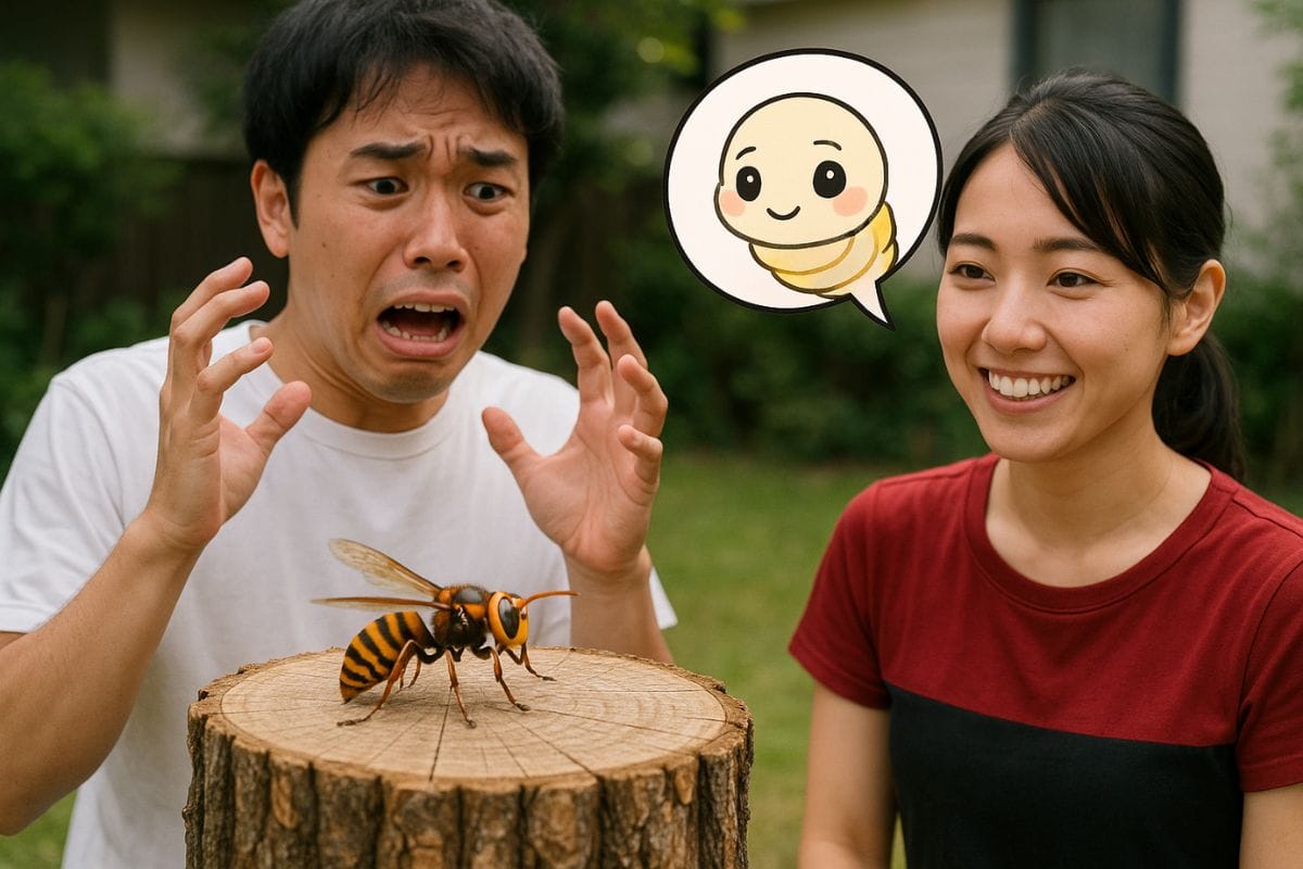 怖いスズメバチも幼虫はかわいい?食べる餌~分泌液まで