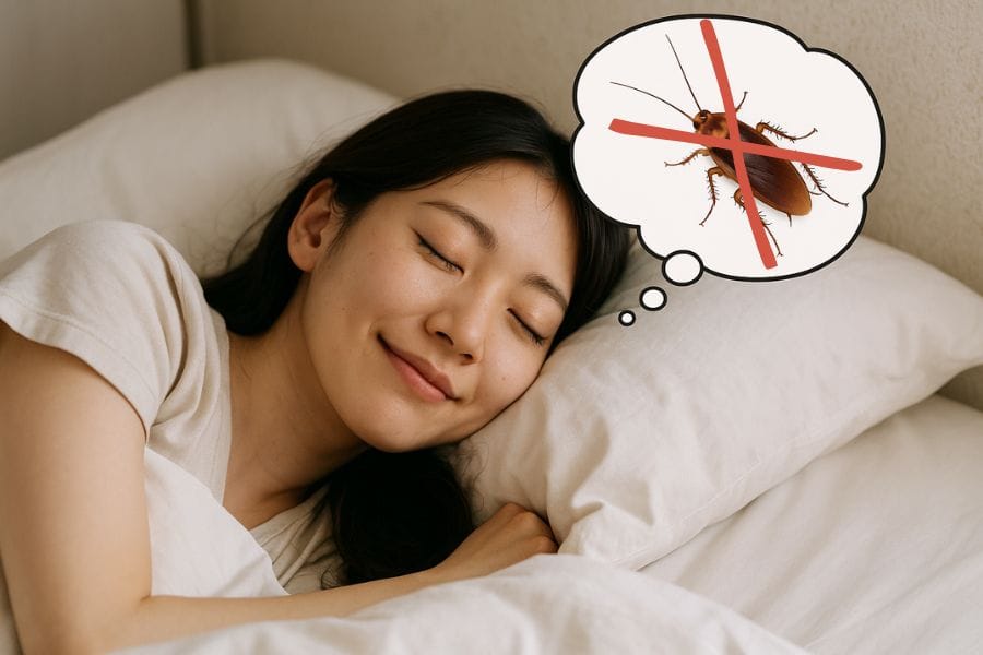 ゴキブリとベッドの接点を断ち快眠を守るポイント