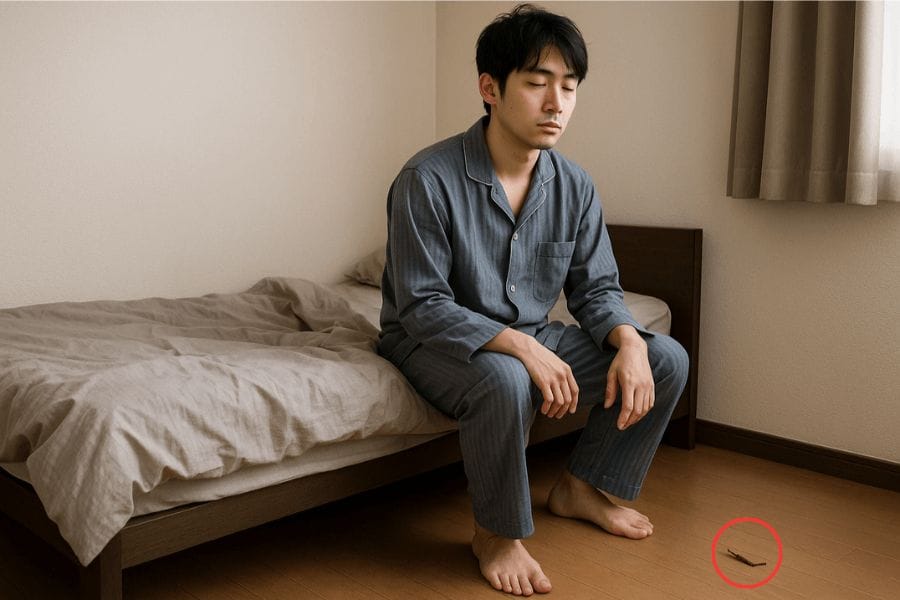 ゴキブリの足が落ちてる場合