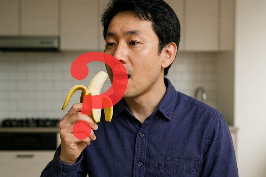 コバエがついたバナナは食べれるのか