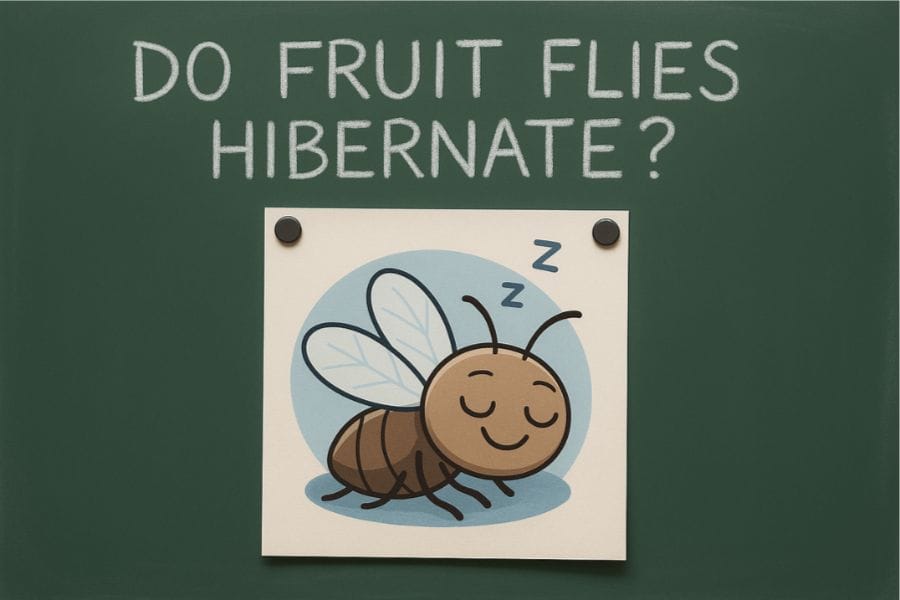 コバエは冬眠するのか？