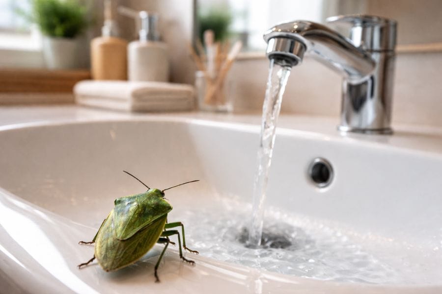 カメムシは水飲む?