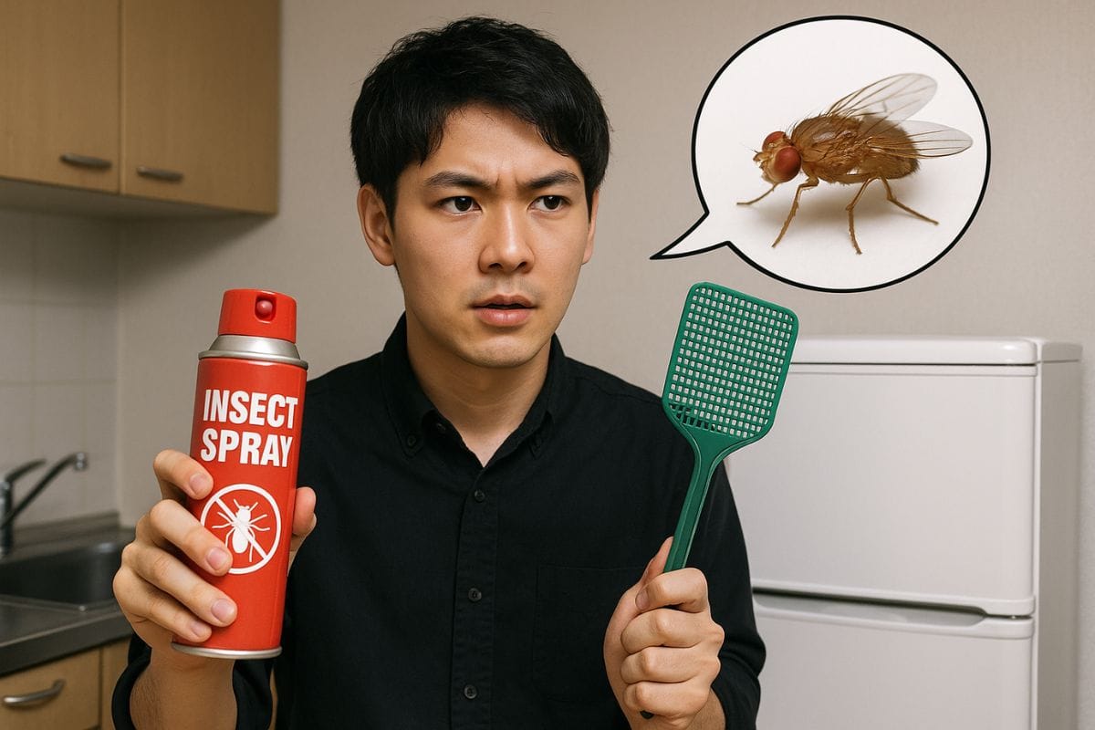 【対策編】冷蔵庫の中も外もコバエを撃退！成虫と卵をまとめて駆除しよう