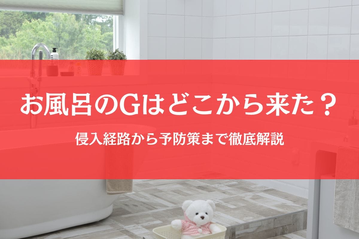 ゴキブリは風呂場にどこから来る?侵入経路と撃退・予防策を完全解説