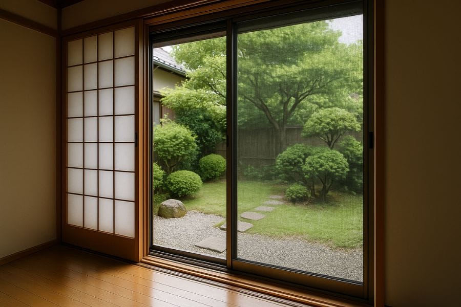 蚊は網戸では防げない?