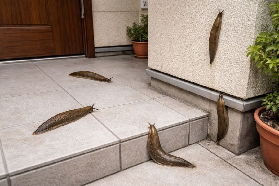 ナメクジが玄関で大量発生したらどうすべき？