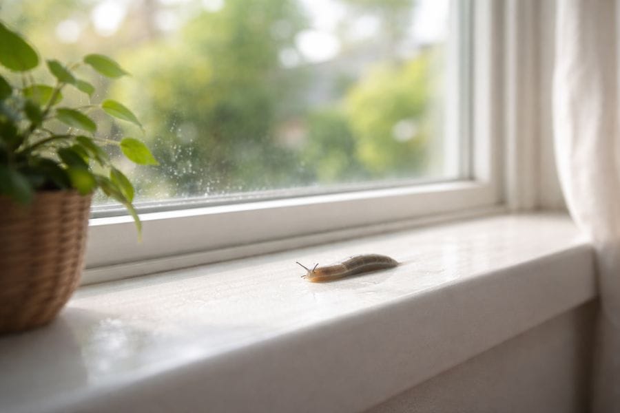 ナメクジが室内にいる！どこから来たのか？
