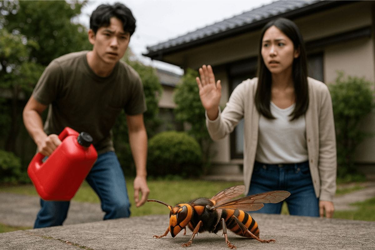 スズメバチにガソリン＆灯油がなぜダメなのか