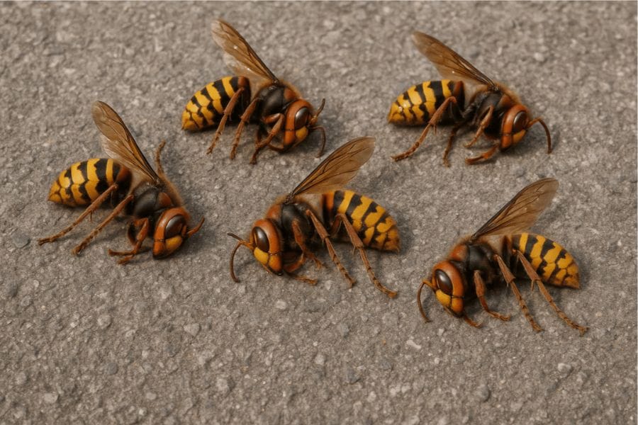 スズメバチの死骸がたくさん見つかるのはなぜか？