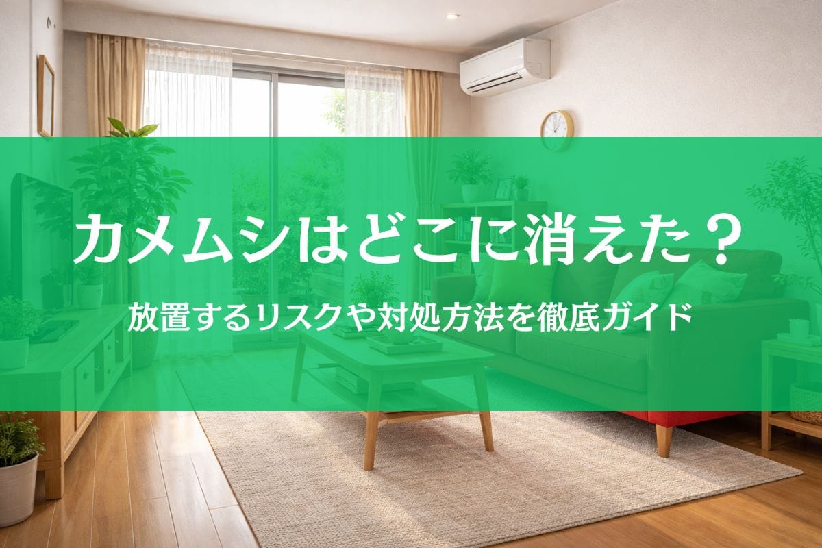 カメムシを家の中で見失った…「どこにいる？」放置しちゃダメな理由