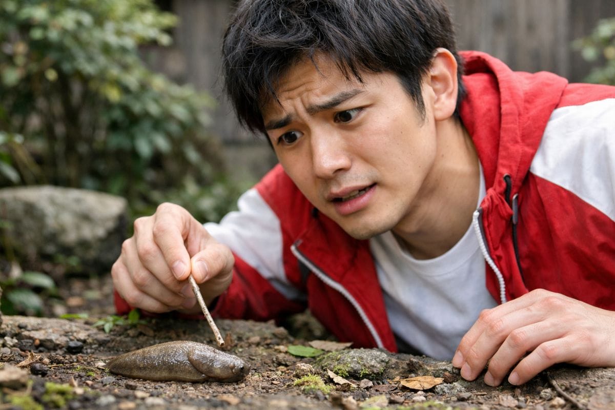 ナメクジの死骸を見つけたらあなたはどうする？