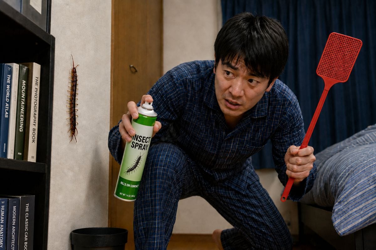 人に寄ってくるムカデの対処法